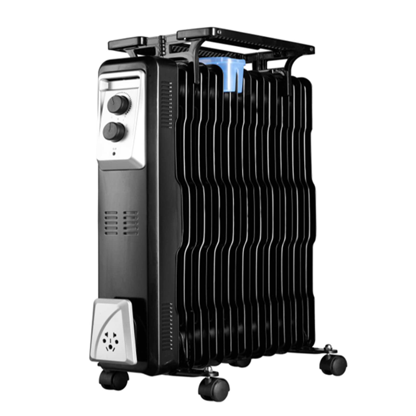 Calentador De Radiador Lleno De Aceite Para El Hogar Calentador De Radiador Lleno De Aceite De 15 Aletas, 2200 W De Eficiencia Energética Con Termostato, Corte De Seguridad Térmica, Protecci