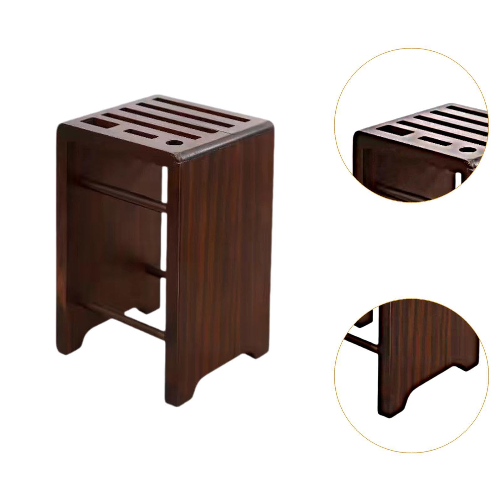 Generic Knives Block Kitchen Knife Organizer Cooking Utensil Organizer Wooden Knife Storage Rack Kitchen Knife Holder for Pantry Home