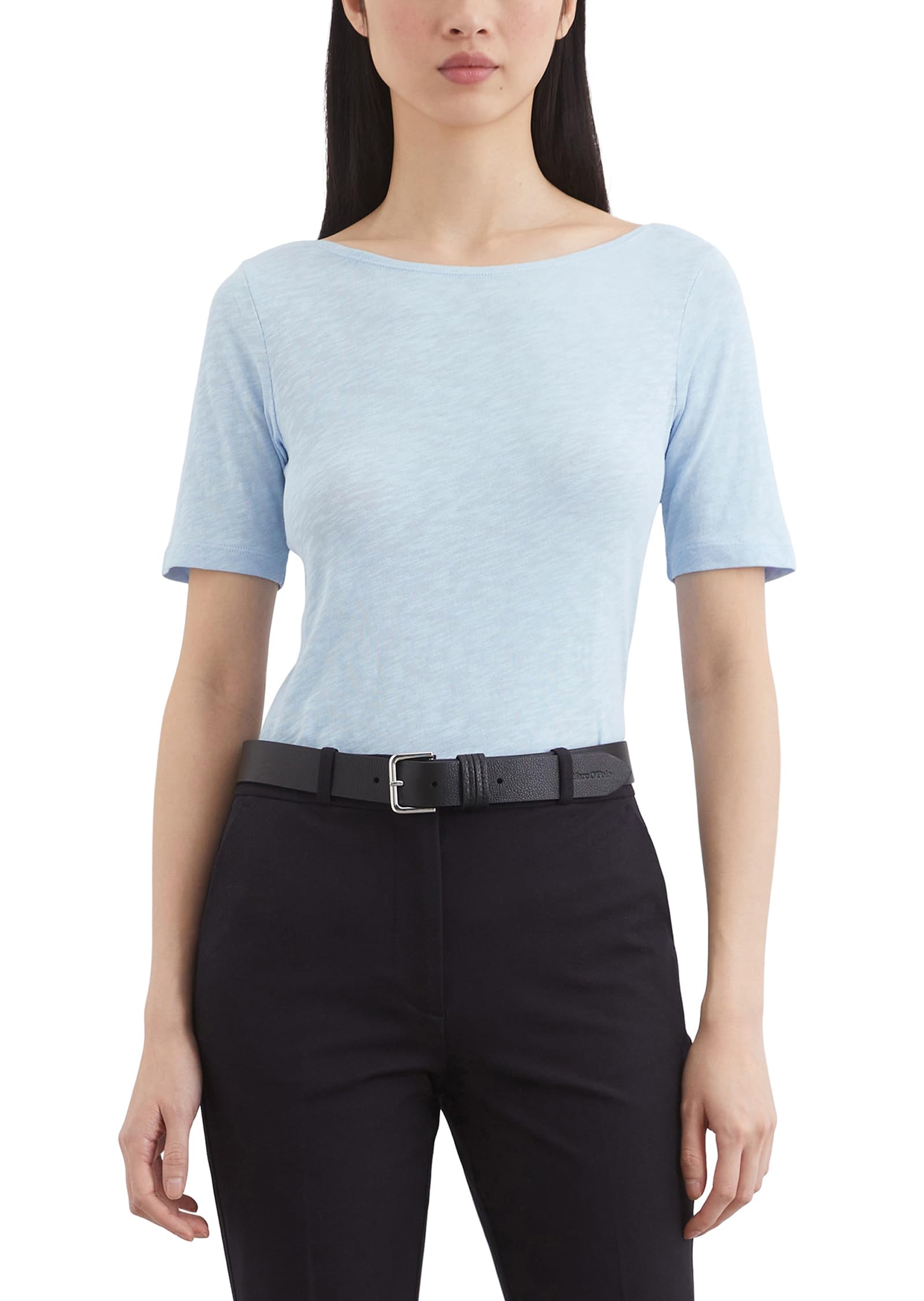 Marc O'Polo Damen T-Shirt aus Bio-Baumwolle Regular Fit