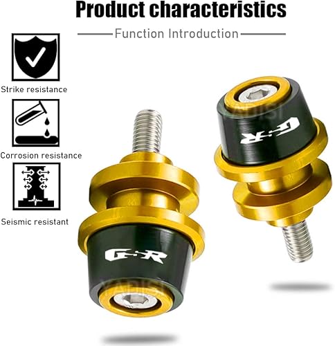 Miniatura 2 de Para GIXXER 250 SF 150 125 GIXXER 250SF 2018-2022 2023 Accesorios de motocicleta CNC Carretes basculantes Tornillos de soporte deslizante