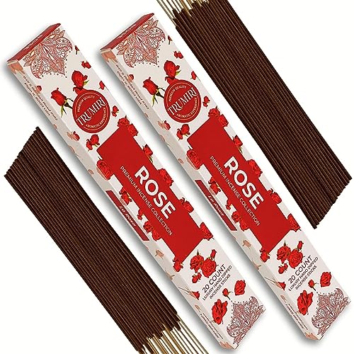 Rose Incense Sticks - Incienso de Rosas - Total 40