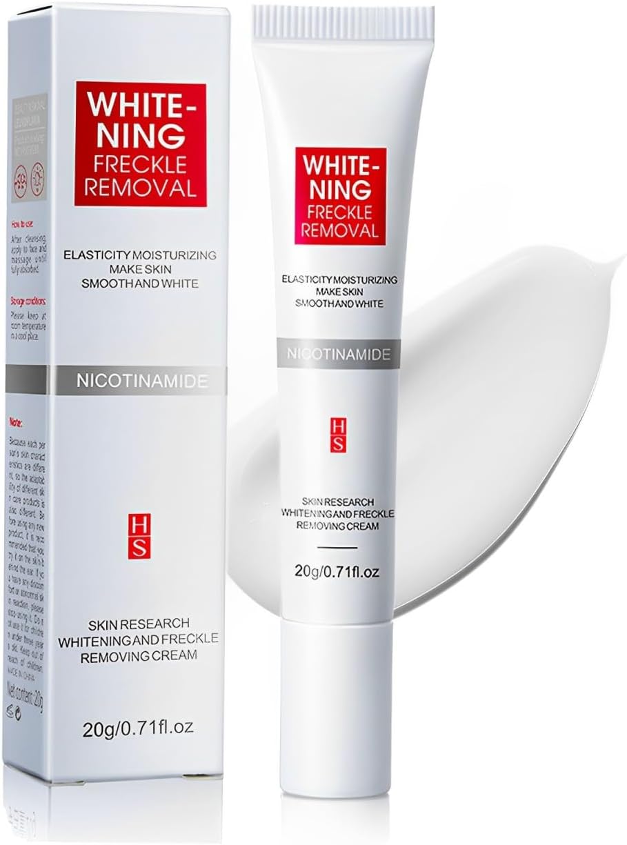 Dark Spot Remover, crème tegen pigmentvlekken, 20 g, bleekcrème voor het verwijderen van sproeten, melasma, ongelijkmatige huidskleur, hyperpigmentatie, zonnevlekken, lichtere huidskleur, rijk aan