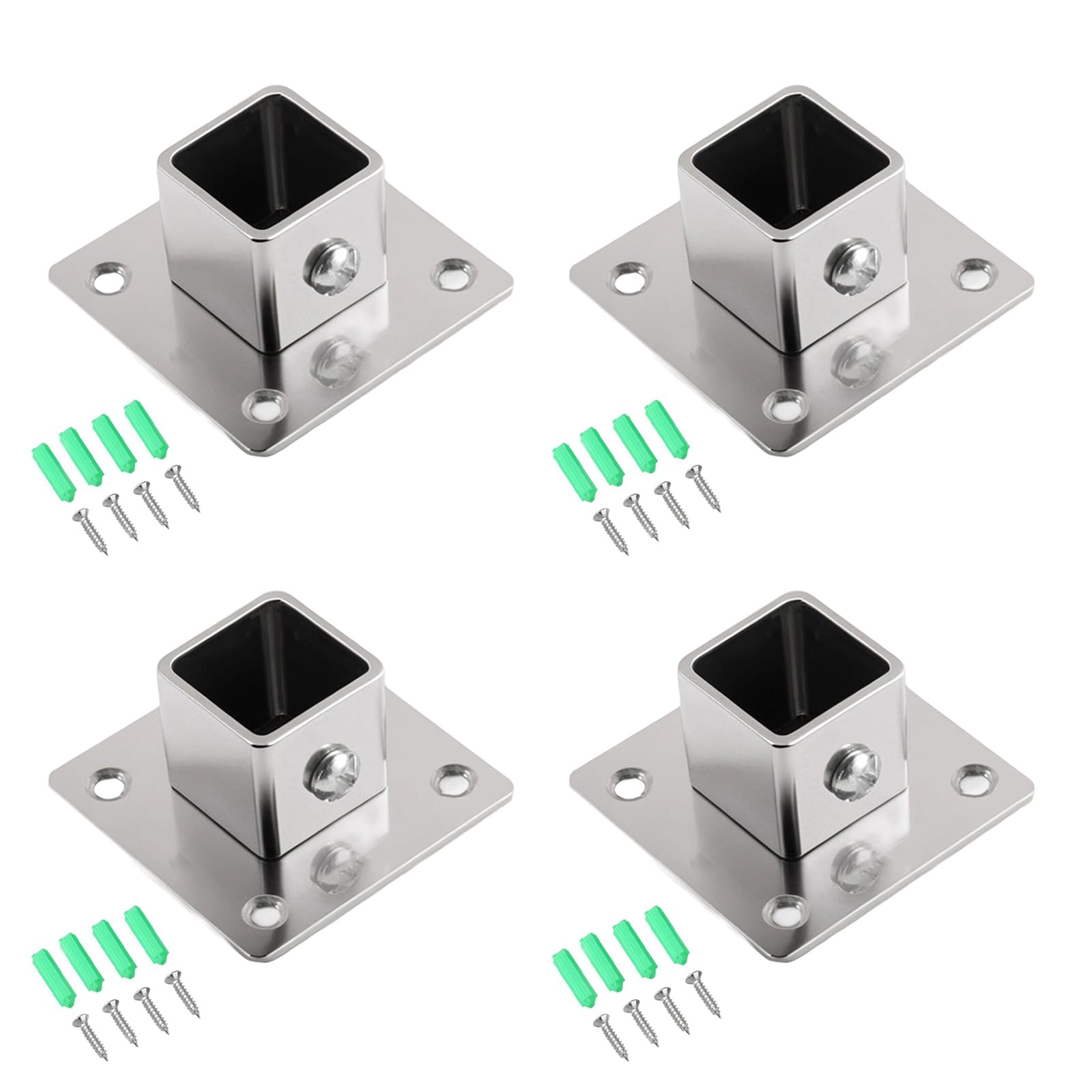 Kalttoy 20Mm Reinforced Metal Closet Rod Holders With Erosion Flange Base Side Mount Brackets For Heavy Loads Not Clothes Rod Mount