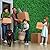 Grooy Artificial Boxwood Roll Panels,60"x 120"(50 sq.ft) UV-Anti Faux Ivy Leaves Privacy Fence Screen Grass Wall Roll Panels for Indoor Home Decor and Outdoor Garden Backyard