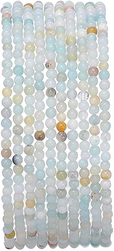 Miniatura 22 de Cuentas de ónix negro natural redondas de piedra semipreciosa suelta para hacer joyas 8MM 44PCS