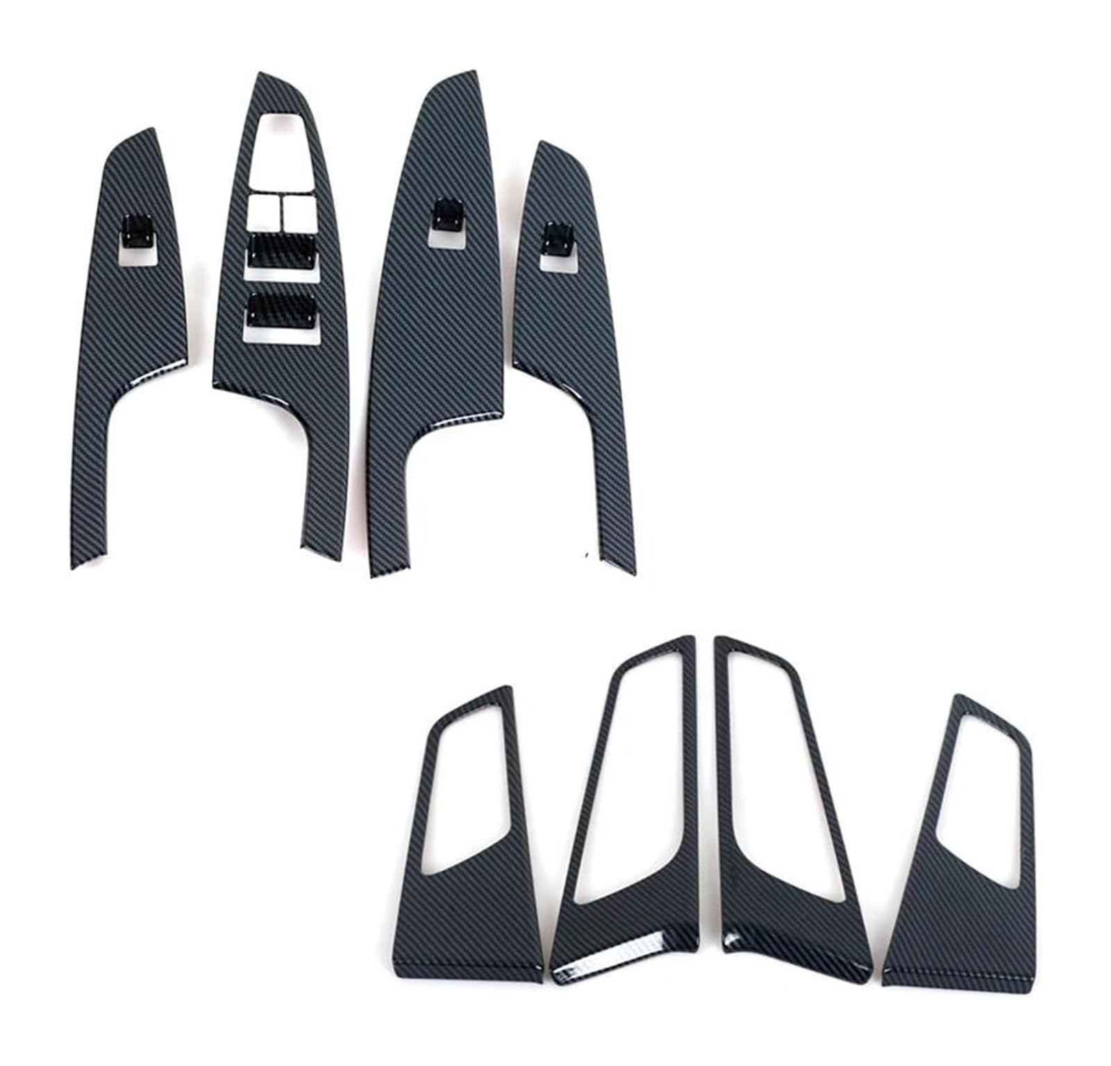TYTYASS Inner Door Handle for Hyundai for Tucson 2015 2016 2017 2018 2019 2020 Car Window Lift Switch Button Panel TrimInterior Sticker