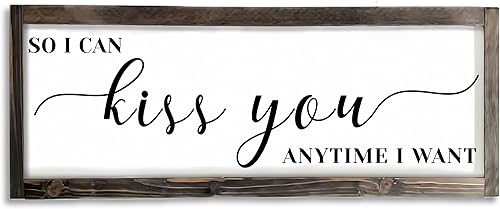 Miniatura 11 de Dazingart Letrero de pared de cocina de granja, Letrero de cocina "Las comidas y los recuerdos se hacen aquí", Letreros de cocina rústicos de madera