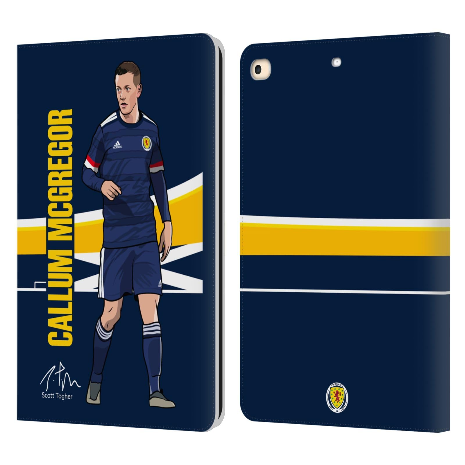 Coque iPad 9.7 Écosse Callum McGregor pour protéger l'écran des rayures