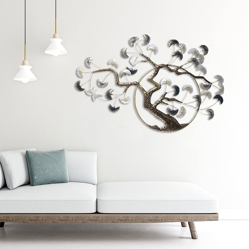 Wakefit Tree of Life Metal Wall Art | Wall Décor for Home, Office, Study Room-Multicolour-image-11