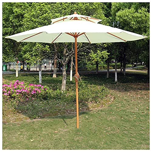 Parasol de jardin 270cm contre la chaleur - Ombre fraîche et montage rapide