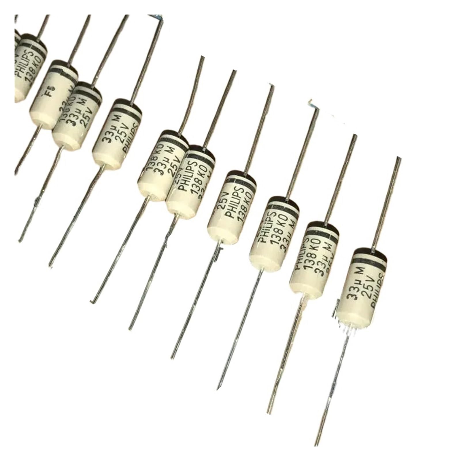 LEOTNNDQ 1pcs 138KO 33UF 25V Audio Electrolytic Capacitors