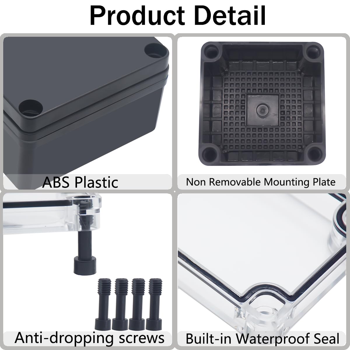 Waterproof Junction Box - IP67 Electrical Enclosure -3