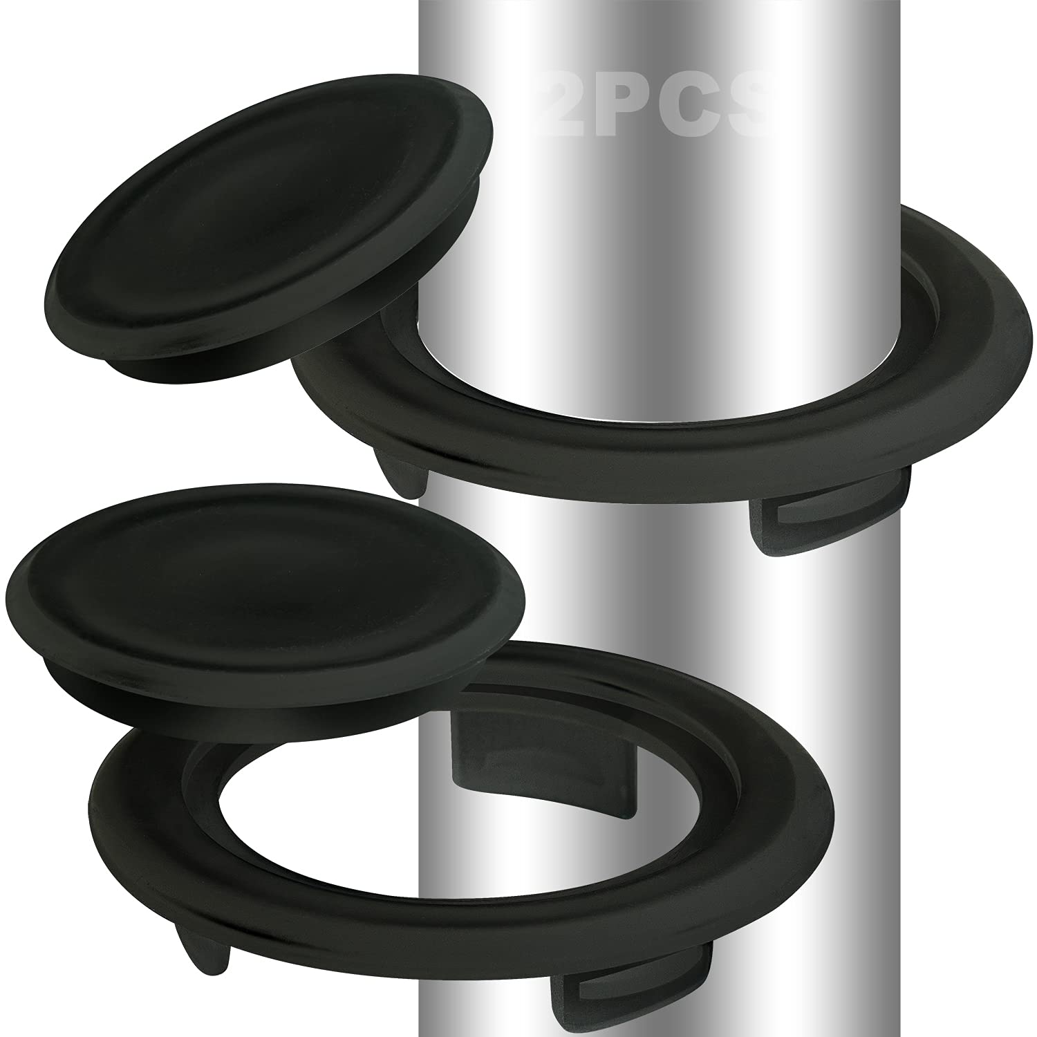 Buy 2 Pack 2 Inch Table Umbrella Hole Ring and Cap Set for Outdoor