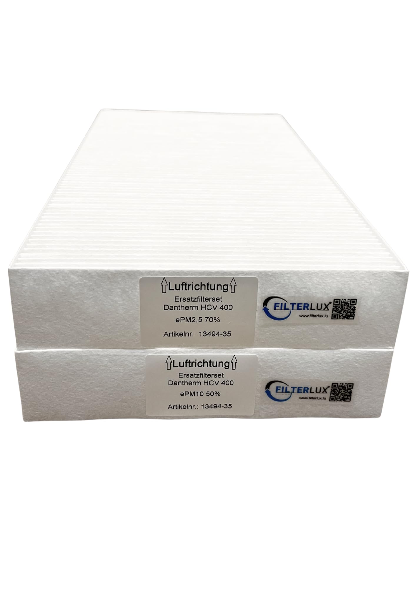 Ersatzfilterset kompatibel mit Dantherm HCV ePM2,5 70% und ePM10 50% entspricht ca. (F7/G4) 2 Stück