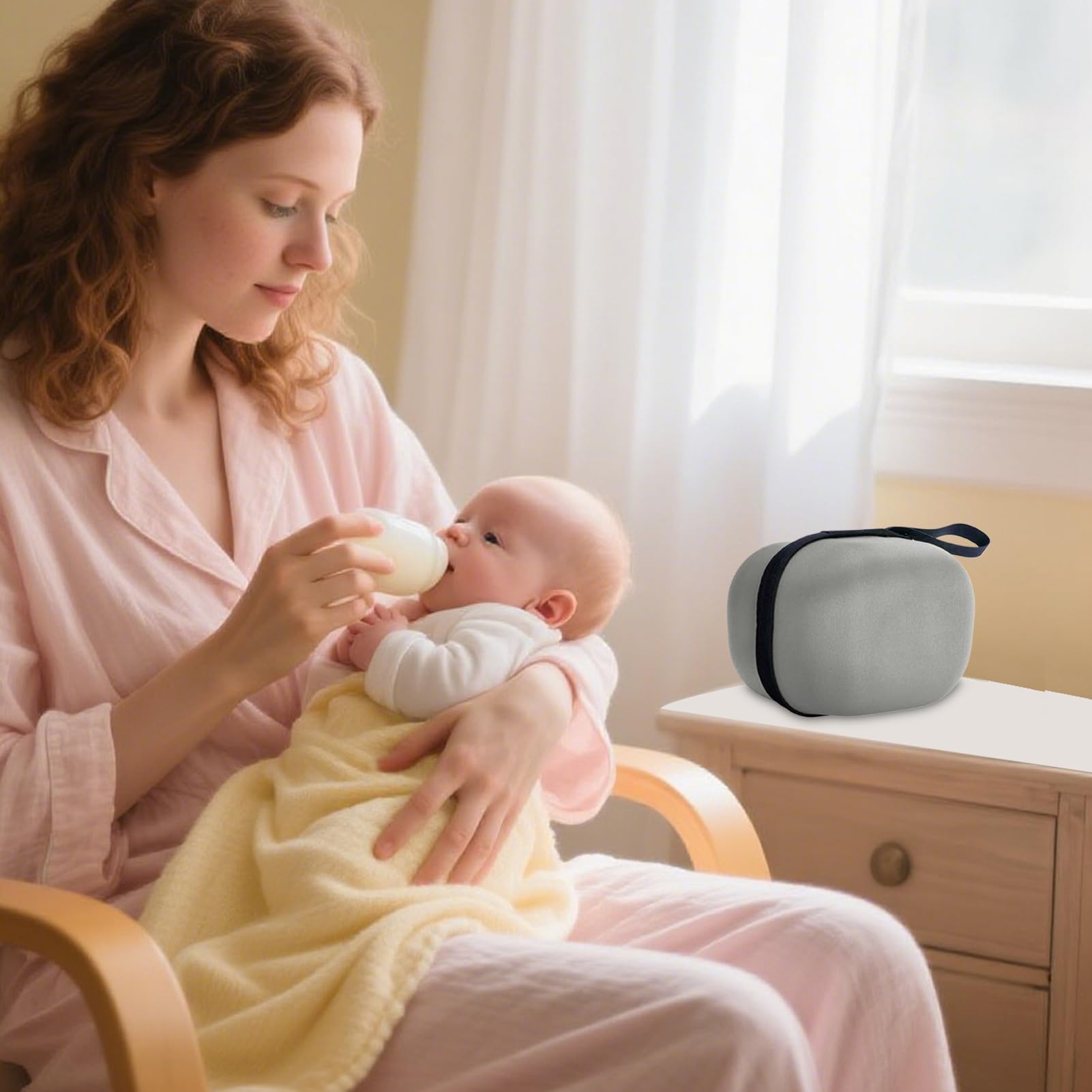 Wearable Breast Pump Bag, Portable Storage Case, Multi-Compartment Nursing Organizer, Lightweight Travel Style, Ideal for Work Days, Daycare Runs, Outdoor Use, Airplane Trips