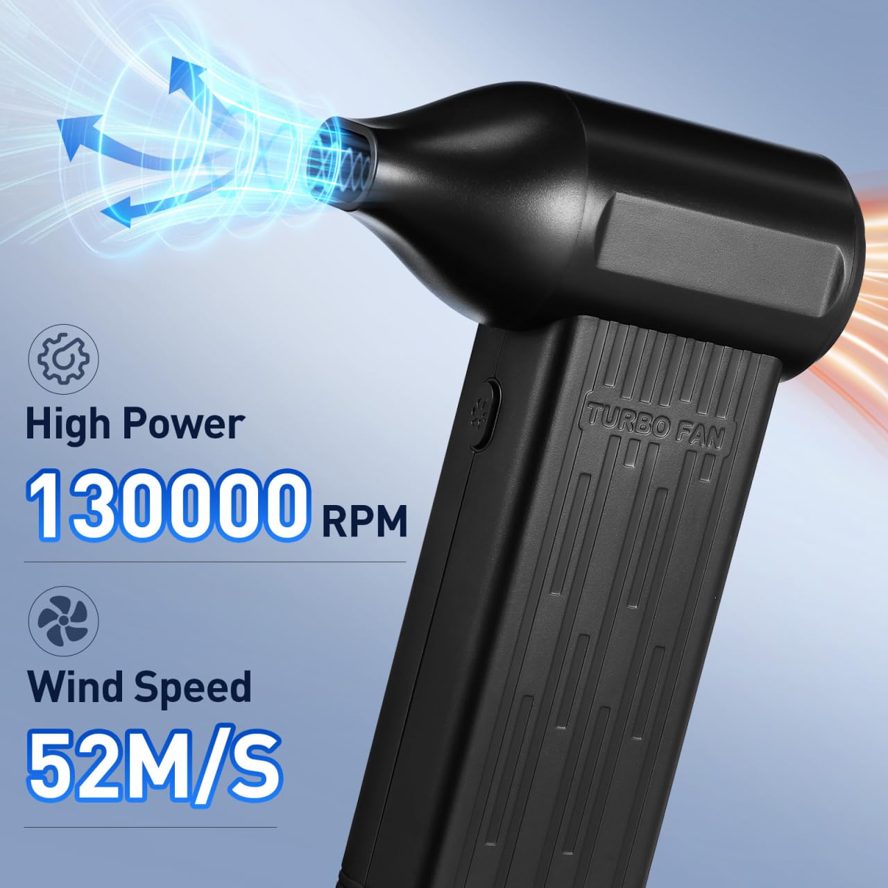 PartyKindom Elektrische Staubgebläse Druckluft Stark: Einstellbar Mini Gebläse 130000 Compressed Air Duster Kann Wiederaufladbares Staubwede Pc Reinigung Druckluft für Tastatur Pc Auto