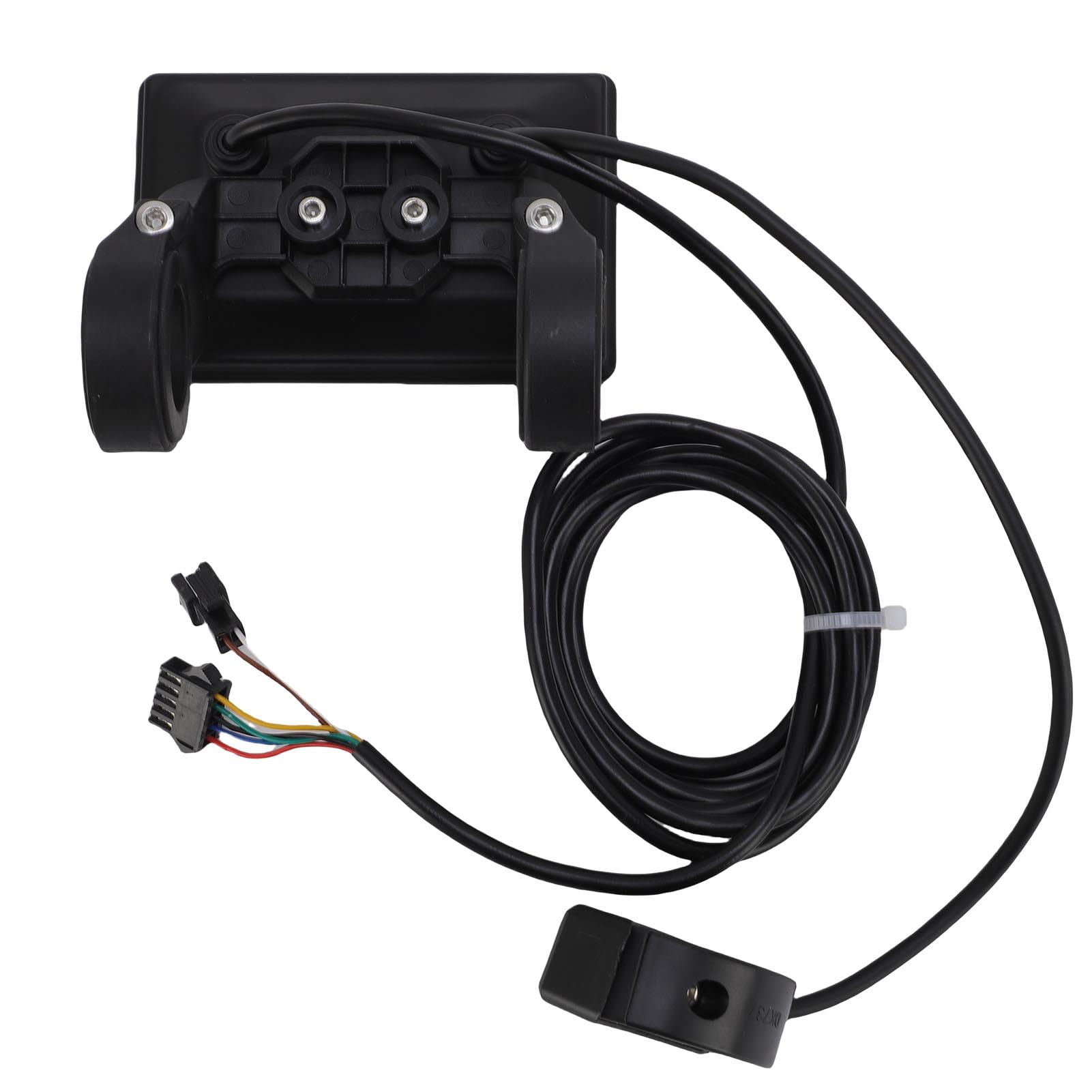 H-100 Electric Bike LCD Display Metter, 24V 36V 48V Electric Scooter LCD Panneau Commande avec Connecteur SM, Ordinateur de Cyclisme pour Compteur Vitesse pour Modification
