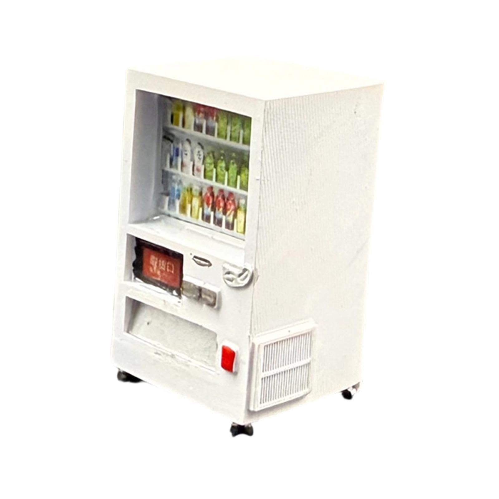 1/64 Vending Machine Ornament Diorama for Architectural Building Model Train White|1/64 Scale Drink Vending Machine Miniature | Resin Diorama Accessory for Model Displays-image-38