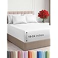 Elegant Comfort Luxury 1500 Premium Hotel Quality Microfiber 4-Piece Sheet Set - Soft, All Around Elastic 18-24 Inches Deep Fitted Sheet - Extra Deep Pocket Sheets, California King, Navy Blue