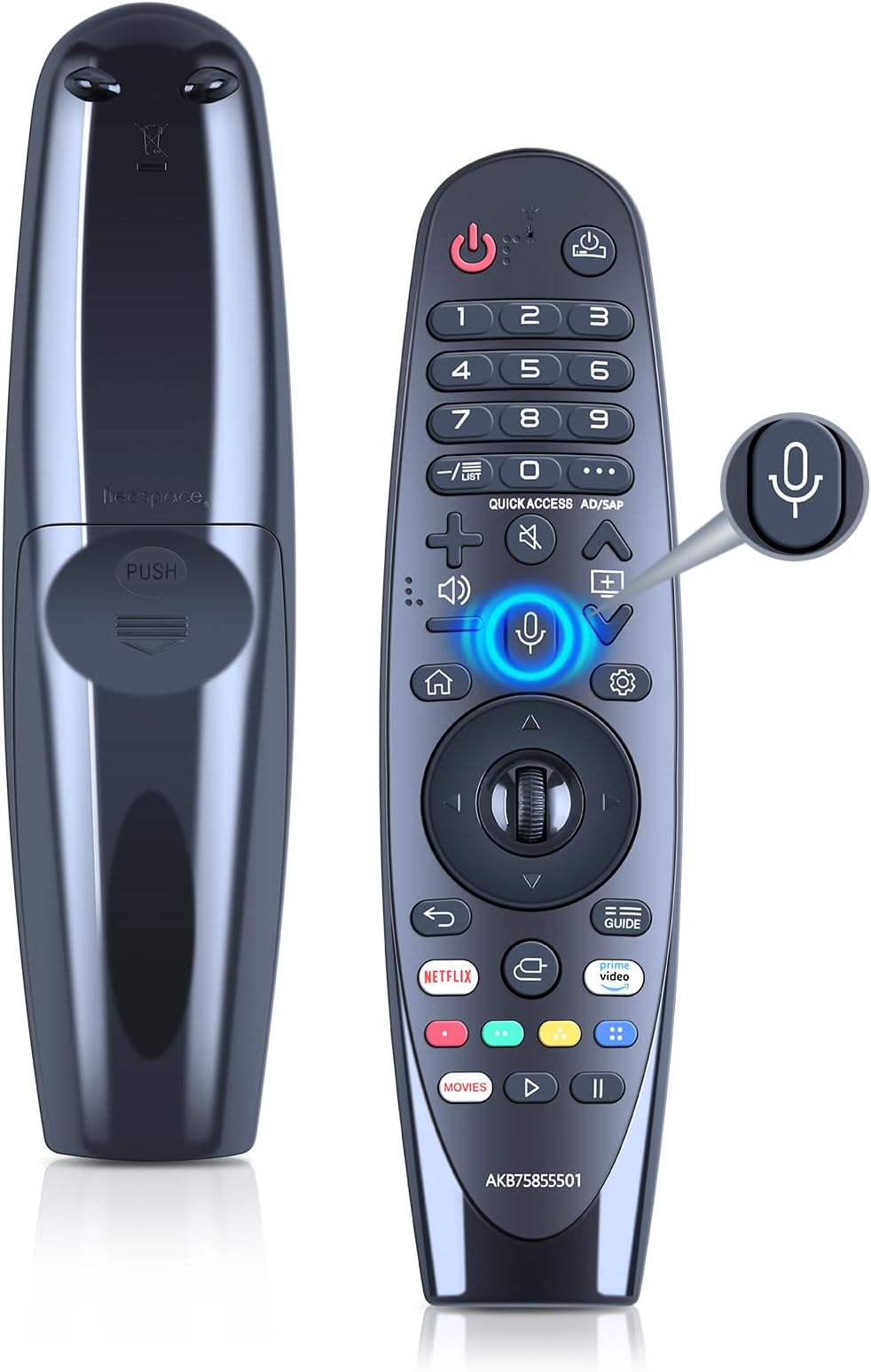 Voice Magic Remote Control for LG AN-MR20GA TV Magic Remote Replacement, with Pointer Function AKB75855501