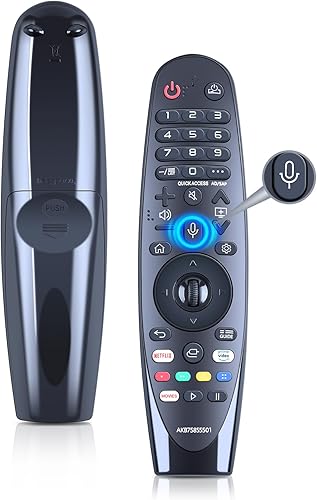 Repuesto mágico para control remoto LG TV con función de voz y puntero, AKB75855501 y MR20GA para control remoto LG Smart TV (modelos OLEDNANOCELL4K