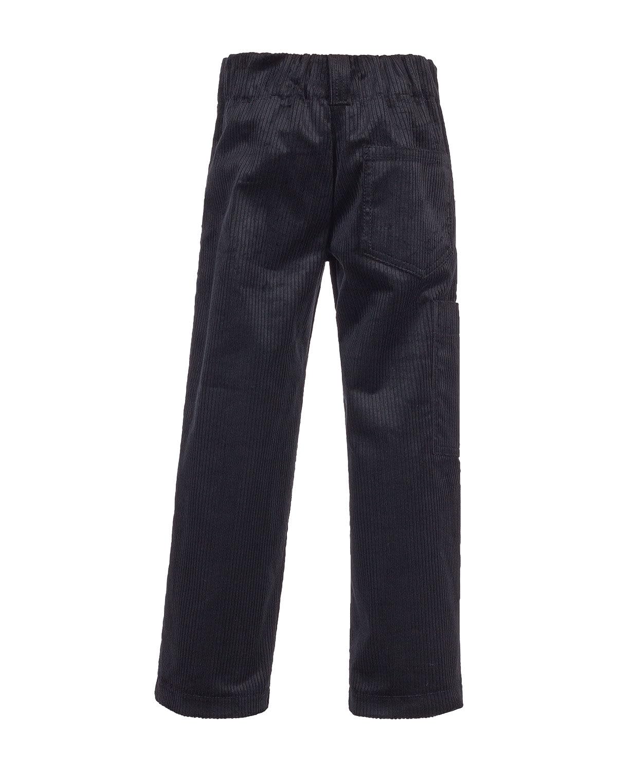 OYSTER Timas Zunfthose für Kinder, Arbeitsweste aus Cordstoff, für Jungen und Mädchen, schwarz