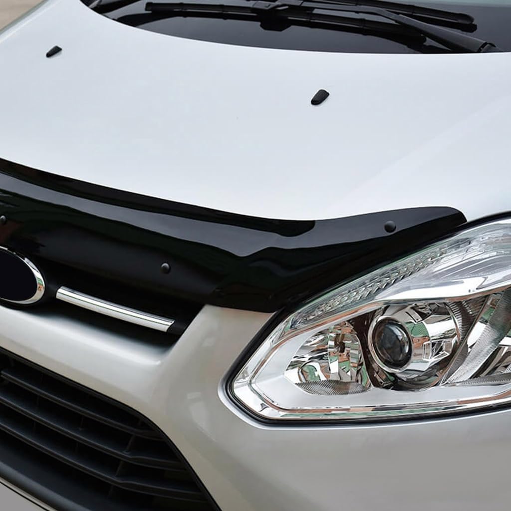Per Ford Tourneo Custom 2012 2013 2014 2015 2016 2017 Protezione Del Cofano Anteriore Bug Shield Cappuccio Deflettore Cappuccio Pietra Scudi Piano Nero