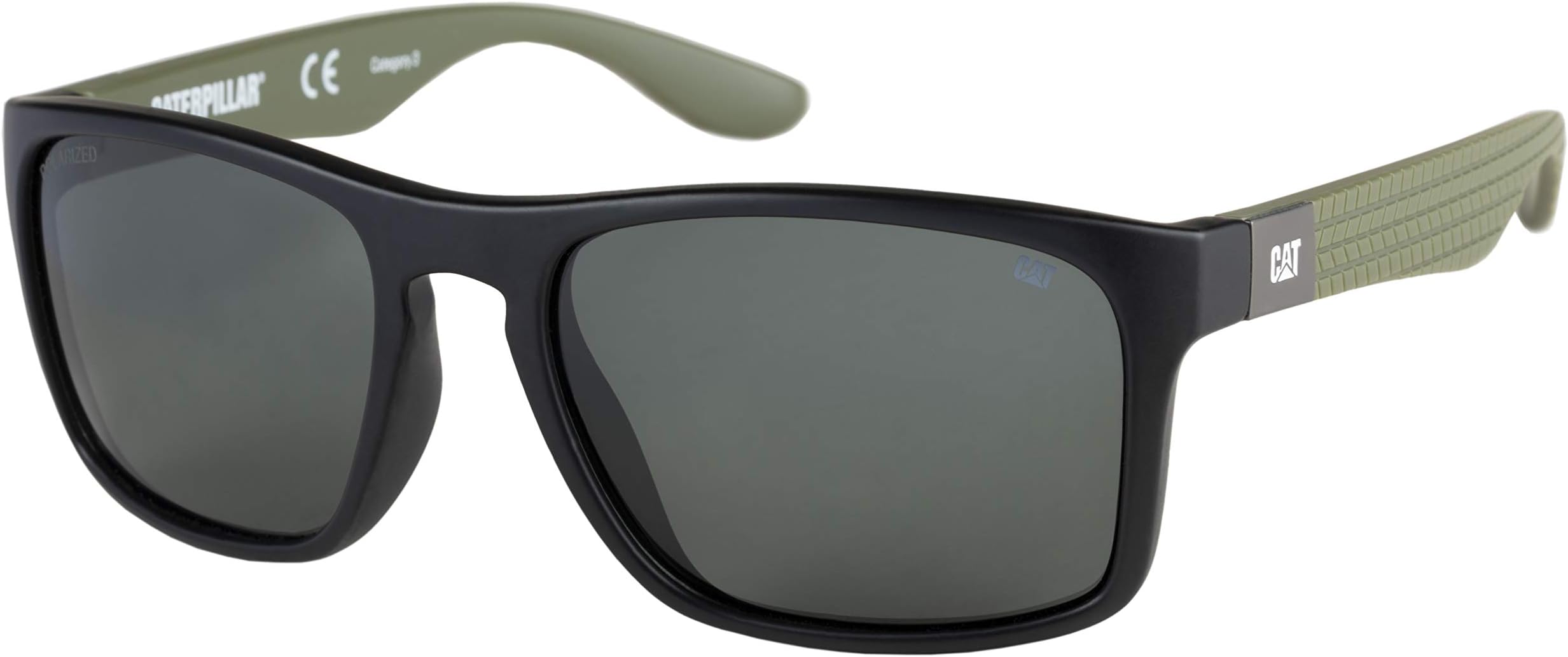 YARDER Men's Polarized Square Sunglasses, UV400 Category 3 Protection, 58 mm
