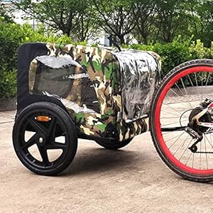 Foldable-Bicycle-Pet-Bike-Camouflage-Trailer-Bike-Dog-Trailer-Carrier-for-Pets-Pet-Bike-Trailer-Small-Medium-Sized-Dogs-Bicycle-Carrier-Foldable-Frame-Supports-up-to-88-lbs - Cucciolini Doodles   Foldable-Bicycle-Pet-Bike-Camouflage-Trailer-Bike-Dog-Trailer-Carrier-for-Pets-Pet-Bike-Trailer-Small-Medium-Sized-Dogs-Bicycle-Carrier-Foldable-Frame-Supports-up-to-88-lbs