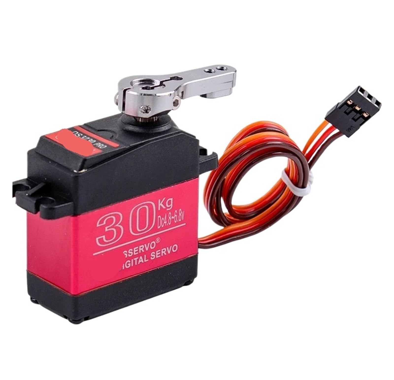 Cyfrowy silnik serwo 3230 kg 6 V 180/270 stopni z 25-zębowym ramieniem serwomechanizmu