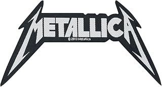 Metallica Men's Shaped Logo Woven Patch White