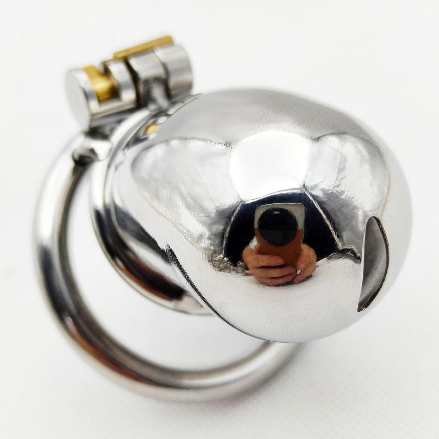 Stainless Steel Metal Chastity Cage Male Chastity Device Cock Cage Sex Toys for Men with Invisible Lock Male Penis Exercise Cock Cage Couple Adult Sex Toys