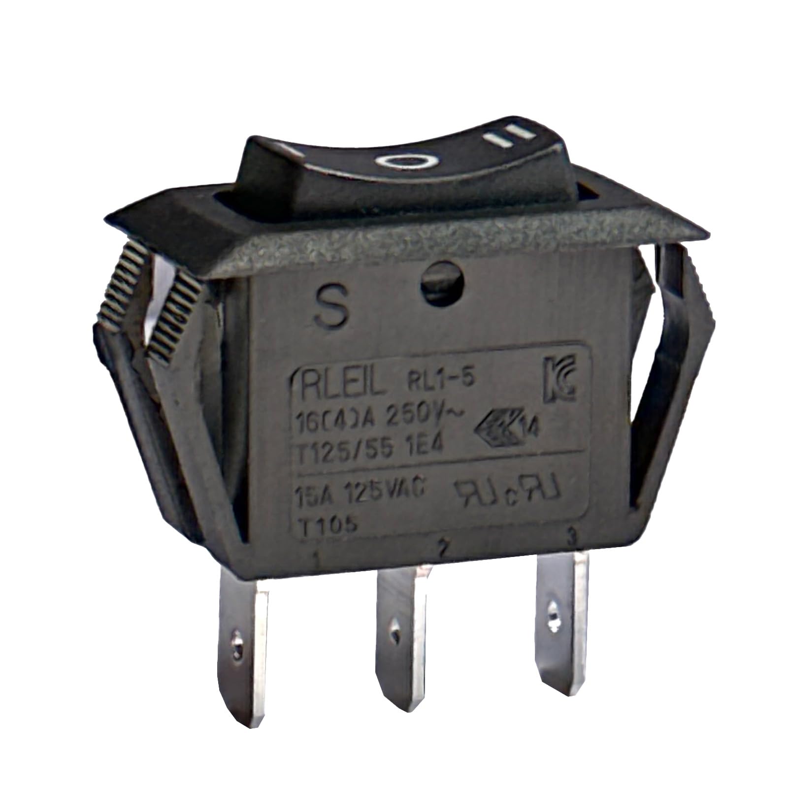 Amazon.com: RLEIL RL1-5 16A 250VAC T125/55 3-Pin 3 Positions Black