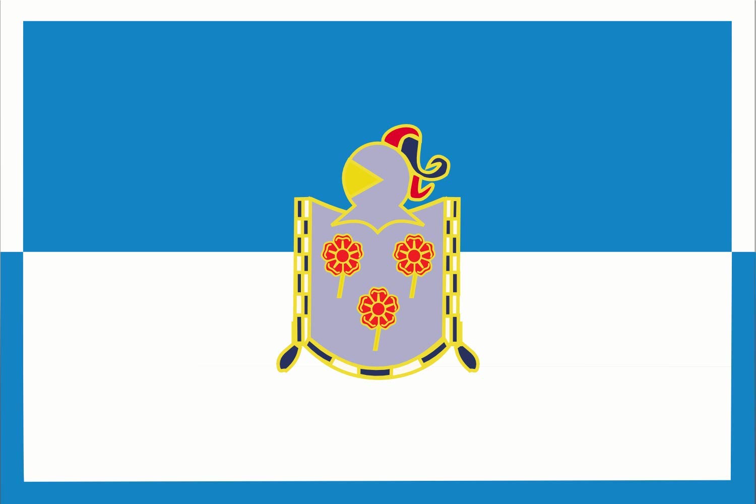 Drapeau XL Zizur Mayor de Navarre mât et finitions premium