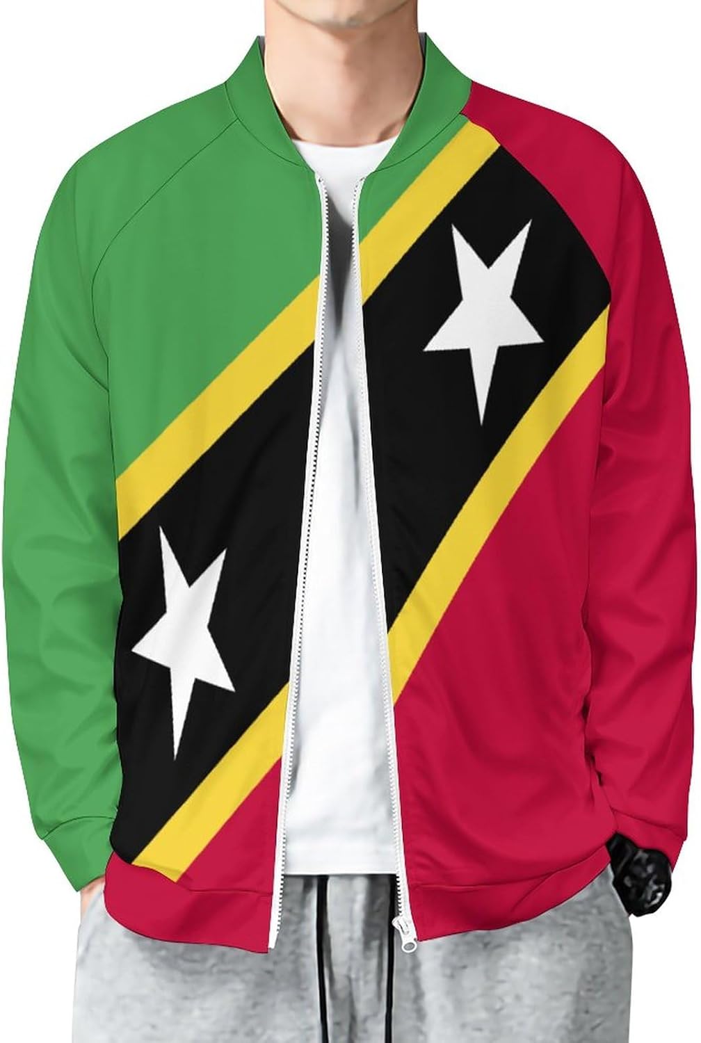 Fattyeery Long Sleeve 3D Funny Print Mens Hoodie Turkish Repubic of Northern Cyprus Flag Winter And Autumn Blouse for Unisex