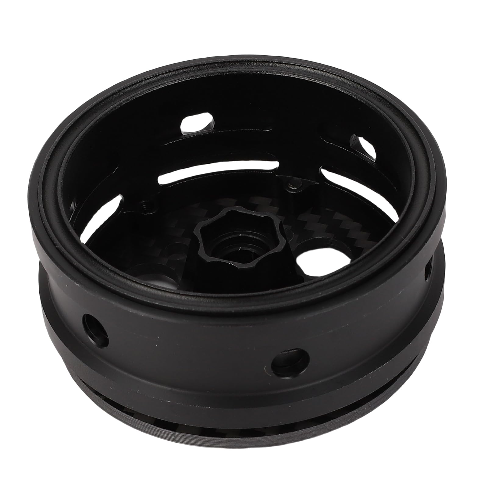 Generic Autentyczny Design 2,2" Lekki Zestaw Felg RC z Włókna Węglowego do Wspinaczki dla Entuzjastów Gąsienic RC z Włókna Węglowego