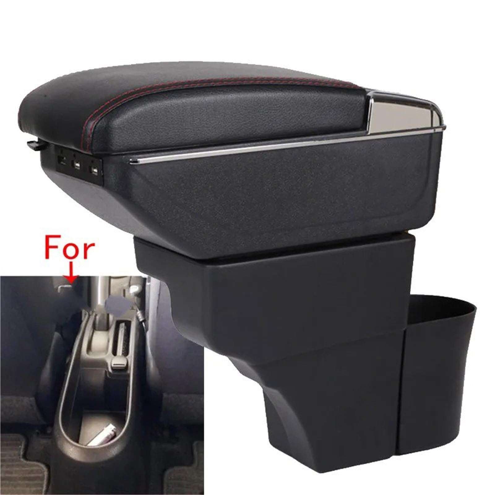 Accoudoir Central Voiture Pour Nissan Pour NOTE Boîte D'accoudoir