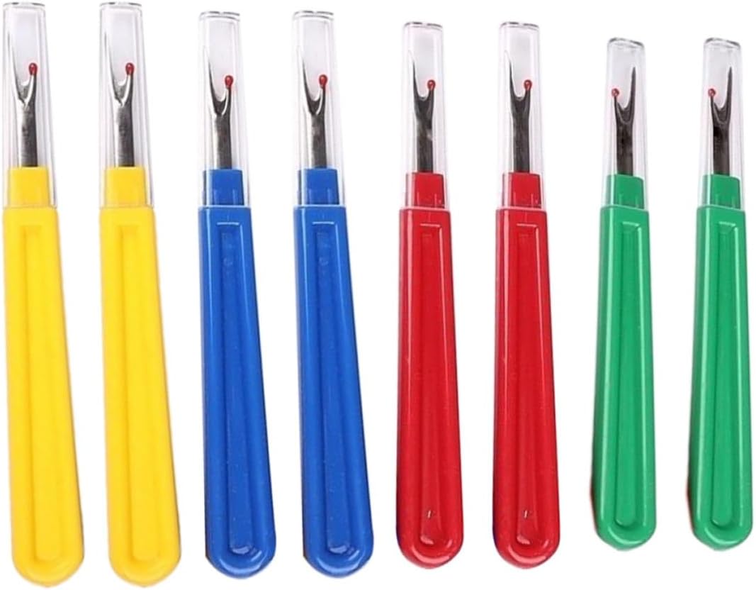 Large Seam Ripper Sewing Tool 12pcs with Plastic Handle and Cap