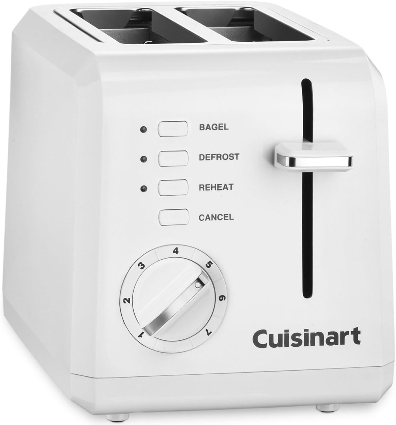 Cuisinart CPT-122FR Compact 2-Slice Toaster, White (Renewed)