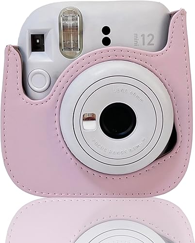 Miniatura 3 de Funda para cámara instantánea compatible con Fujifilm Instax Mini 12 11 9 bolsa de piel sintética con bolsillo y correa de hombro ajustable