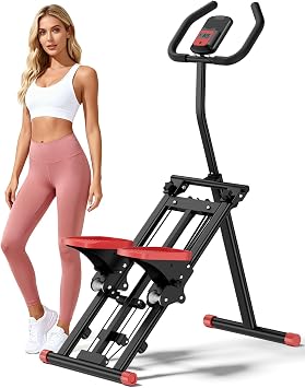 Stair Stepper for Home, 3-Level Resistance with Non-Slip Pedals & LCD | Foldable Compact Design, Full Body Toning for Cardio, Weight Loss & Home Workouts