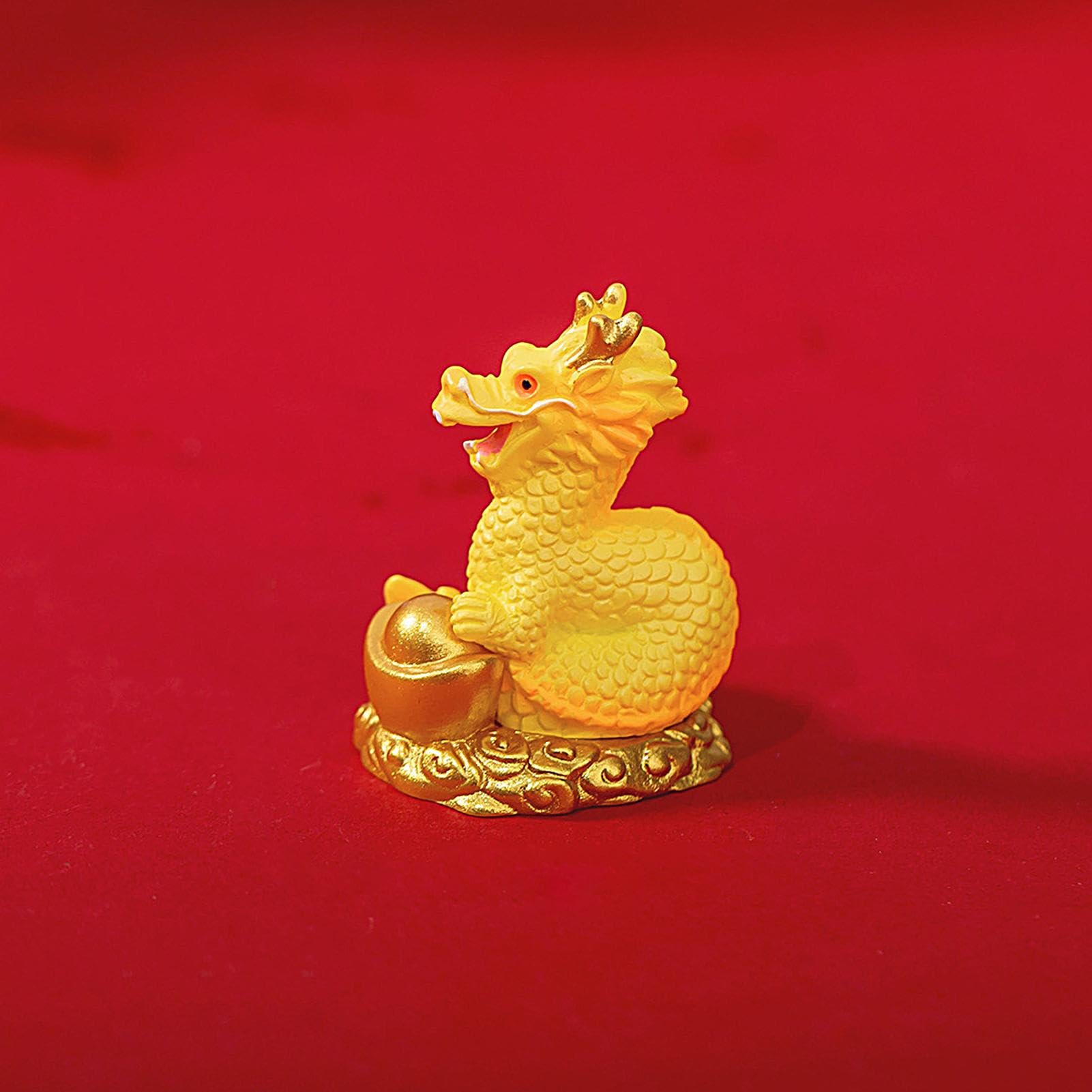 Amazon.co.jp: ドラゴン 龍 置物 2024 年 春節 龍の像 風水 龍 竜