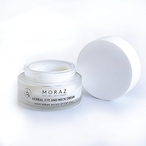 Miniatura 6 de Moraz Crema herbaria para ojos y cuello – Crema para debajo de los ojos sin parabenos y SLS con 7 aceites rejuvenecedores incluyendo aceite de