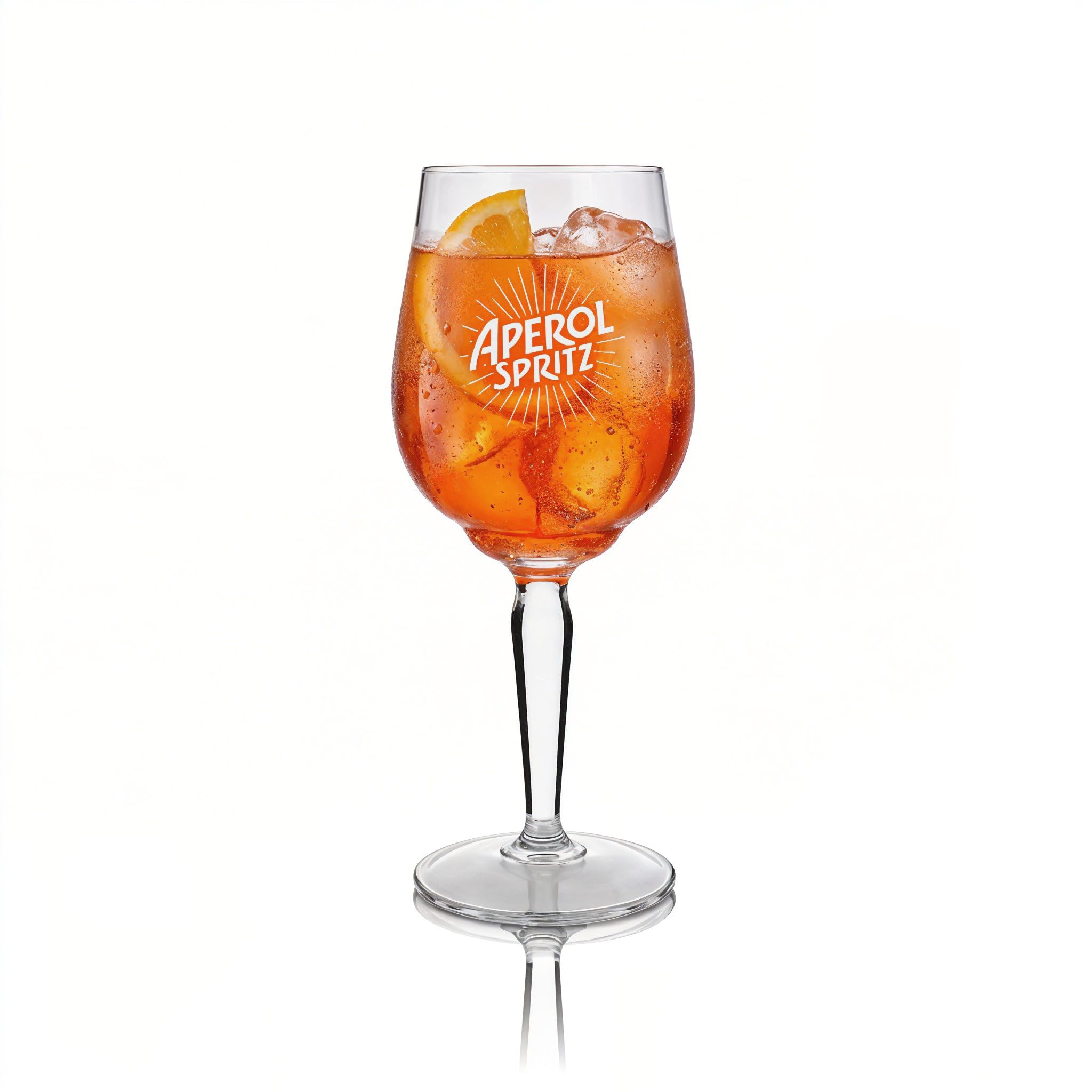 Lot de 6 verres à vin/verres à cocktail Aperol Spritz