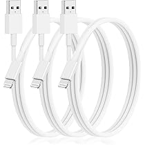 Citelect 3 Pack Long Charging Cable 1 Meter USB Cable Wire – 3 Foot Compatible for iPhone14, 13, 12, 11 Pro, Pro Max, Mini, PlusPhone SE