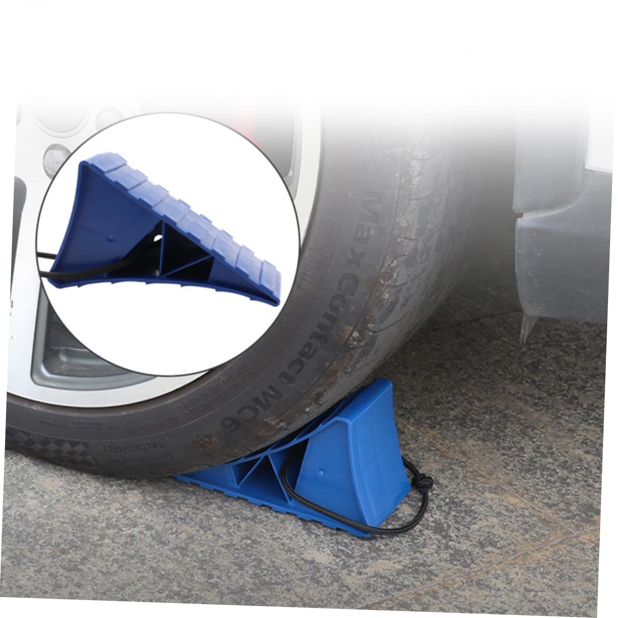 PRETYZOOM 2Pcs Tire Support Pad Durable Non Slip Wheel Alignment Block for Cars Trailers and Easy to Use Slip Chock with Oil Resistant Surface for Secure Positioning