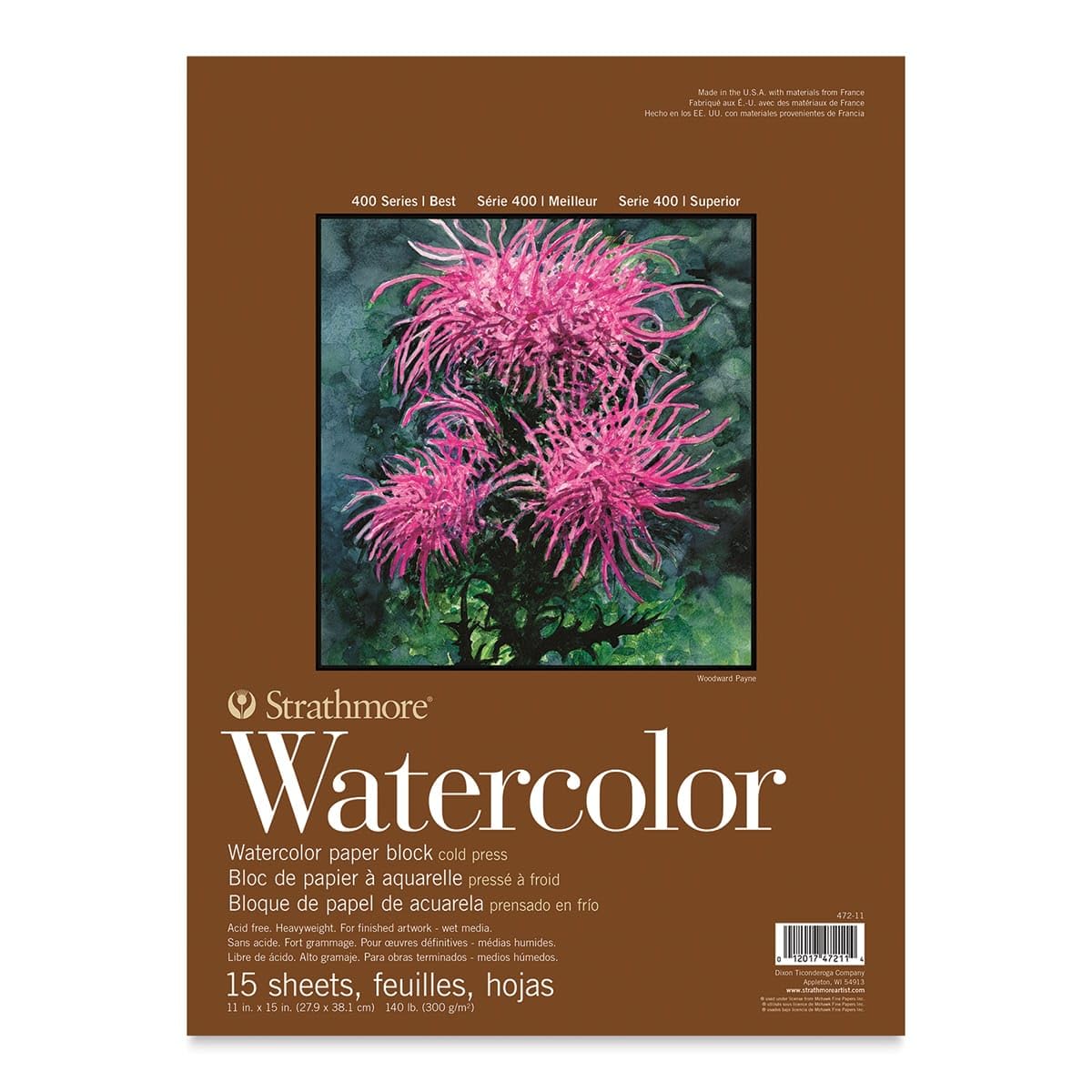 Bloc Aquarelle Strathmore idéal pour peindre les paysages en grand format