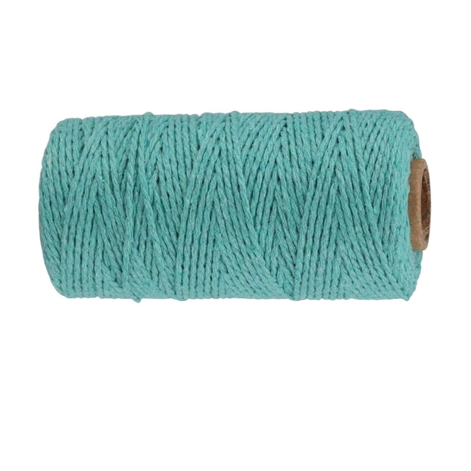 2mm 100M(3937") Beige Macrame Cord Thread Handmade Crafts Cotton Twisted Twine Rope String Home Textile Wedding Party Decor(12)