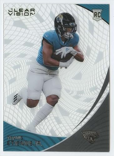 2021 Panini Chronicles Clear Vision Rookies #15 Travis Etienne Jr. NM-MT RC Rookie Jacksonville Jaguars Football Trading Card