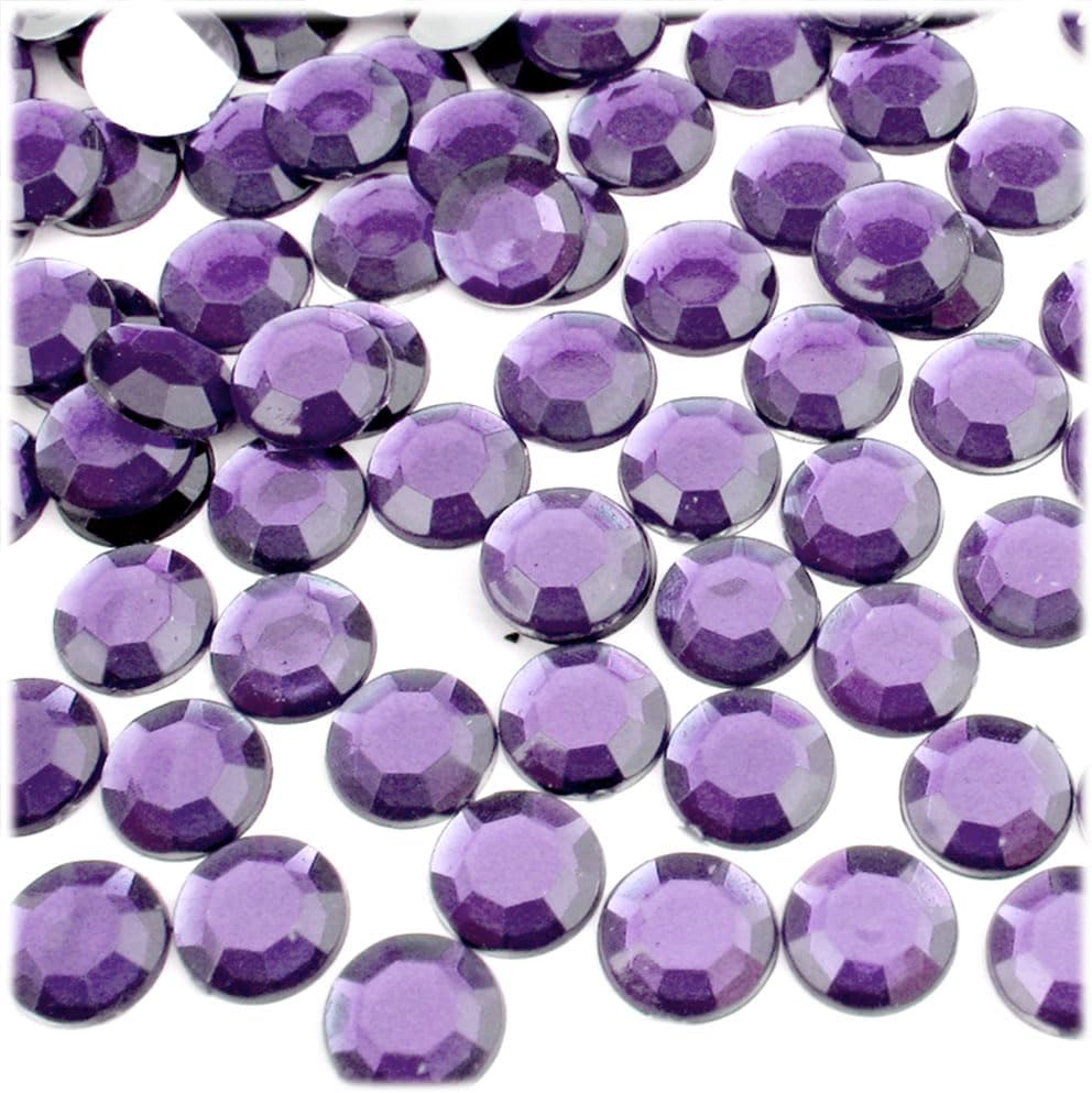 The Crafts Outlet 1,000pc Rhinestones Round 11mm - Jewel Tone Assortment